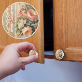 Vintage Rustic Floral Keramische Knop