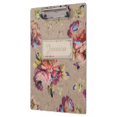 Vintage Rustic Floral Klembord (Links)