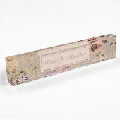 Vintage Rustic Floral Naambordje