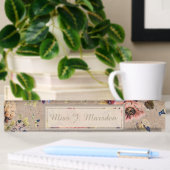 Vintage Rustic Floral Naambordje
