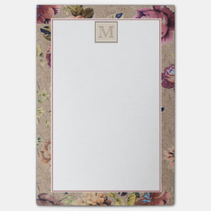 Vintage Rustic Floral Post-it® Notes