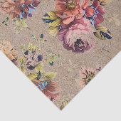 Vintage Rustic Floral Tissuepapier (Detail)