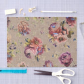 Vintage Rustic Floral Tissuepapier (Craft)