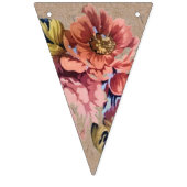 Vintage Rustic Floral Vlaggetjes (Derde vlag)