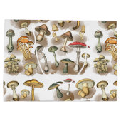 Vintage Rustic Forest Mushrooms Groot Cadeauzakje (Achterkant)