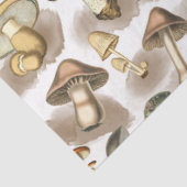 Vintage Rustic Forest Mushrooms Tissuepapier (Detail)
