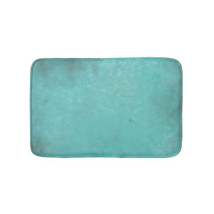 Vintage Rustic Turquoise   Bath Mat