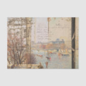 Vintage Rustieke Textuur Ephemera Decoupage Tissuepapier (Voorkant)