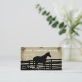 Vintage Rustisch Visitekaartje Boerderij of Ranch (Staand voorkant)