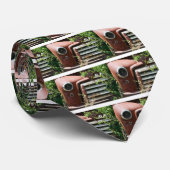 Vintage Rusty GMC Truck Stropdas (Opgerold)