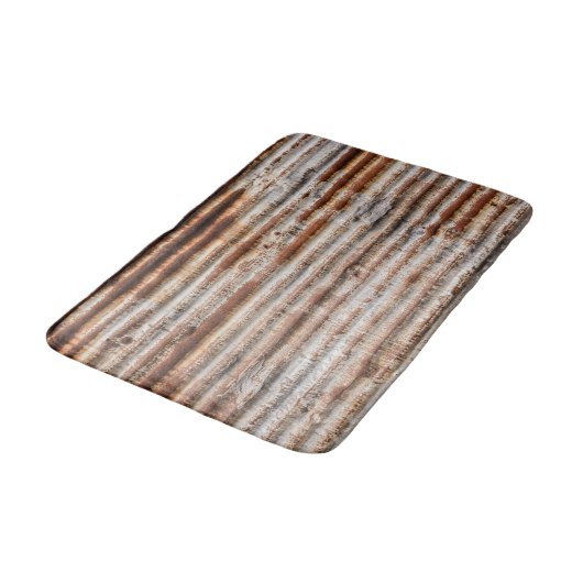 Vintage Rusty Metal Badmat (Gekanteld)