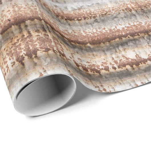 Vintage Rusty Metal Cadeaupapier (Rol Hoek)