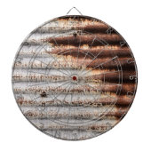 Vintage Rusty Metal Dartbord (Voorkant)