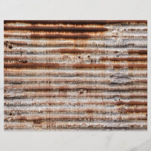 Vintage Rusty Metal Flyer (Voorkant)