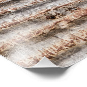 Vintage Rusty Metal Foto Afdruk (Hoek)