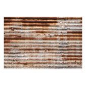 Vintage Rusty Metal Foto Afdruk (Voorkant)