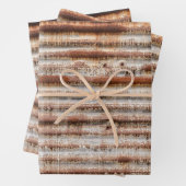 Vintage Rusty Metal Inpakpapier Vel (In situ)