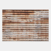 Vintage Rusty Metal Inpakpapier Vel (Voorkant)