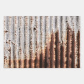 Vintage Rusty Metal Inpakpapier Vel (Voorkant 3)
