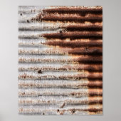 Vintage Rusty Metal Poster (Voorkant)