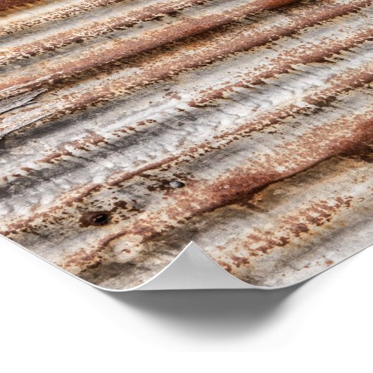 Vintage Rusty Metal Poster (Hoek)