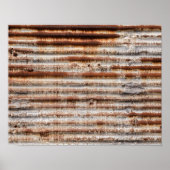 Vintage Rusty Metal Poster (Voorkant)