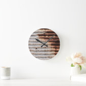 Vintage Rusty Metal Ronde Klok (Huis)