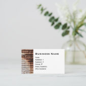 Vintage Rusty Metal Visitekaartje (Staand voorkant)