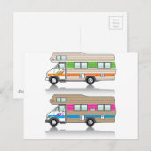 Vintage rv briefkaart (Voorkant / Achterkant)
