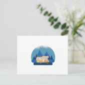 Vintage RV Camper Motorhome Briefkaart (Staand voorkant)