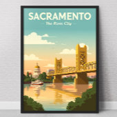 Vintage Sacramento Poster