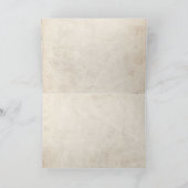 Vintage Sage Daisy Dank je Bedankkaart (Binnen)