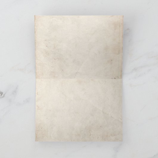 Vintage Sage Daisy Dank je Bedankkaart (Binnen)