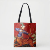 Vintage Sagittarius Tote Bag (Voorkant)