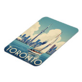 Vintage Sailboat in Toronto Canada Travel Magneet (Linkerzijde)