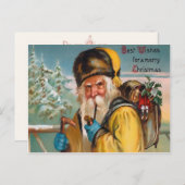 Vintage Saint Nick Briefkaart (Voorkant / Achterkant)