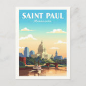 Vintage Saint Paul Minnesota Briefkaart (Voorkant)