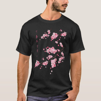 Vintage Sakura Cherry Blossom Japanese Graphical A T-shirt