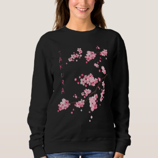 Vintage Sakura Cherry Blossom Japanese Graphical A Trui