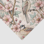 Vintage Sakura Kersenbloesem & Vogel Esthetisch 2 Tissuepapier (Detail)