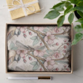 Vintage Sakura Kersenbloesem & Vogel Esthetisch 2 Tissuepapier (Geschenk)