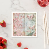 Vintage Sakura Vlinder Collage Servet (Insitu)