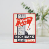 Vintage Sales, Michigans, Bovenste schiereiland Briefkaart (Staand voorkant)