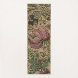 Vintage Salie Paars 1918 Botanisch Patroon Yogamat