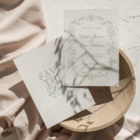 Vintage Saliegroen Oud Geld Retro Bruiloft
