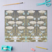 Vintage saliegroene Libelle & Lelie Kunst Tissuepapier (Craft)