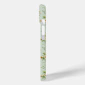Vintage saliegroene madeliefjestelefoonhoes Case-Mate iPhone case (Achterkant / Links)