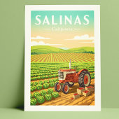 Vintage Salinas California Briefkaart