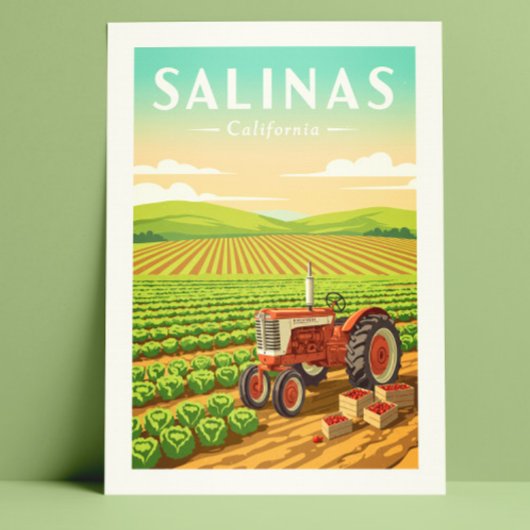 Vintage Salinas California Briefkaart