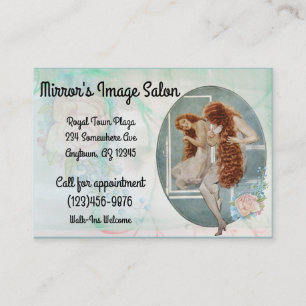 Vintage Salon Visitekaartje Afsprakenkaartje